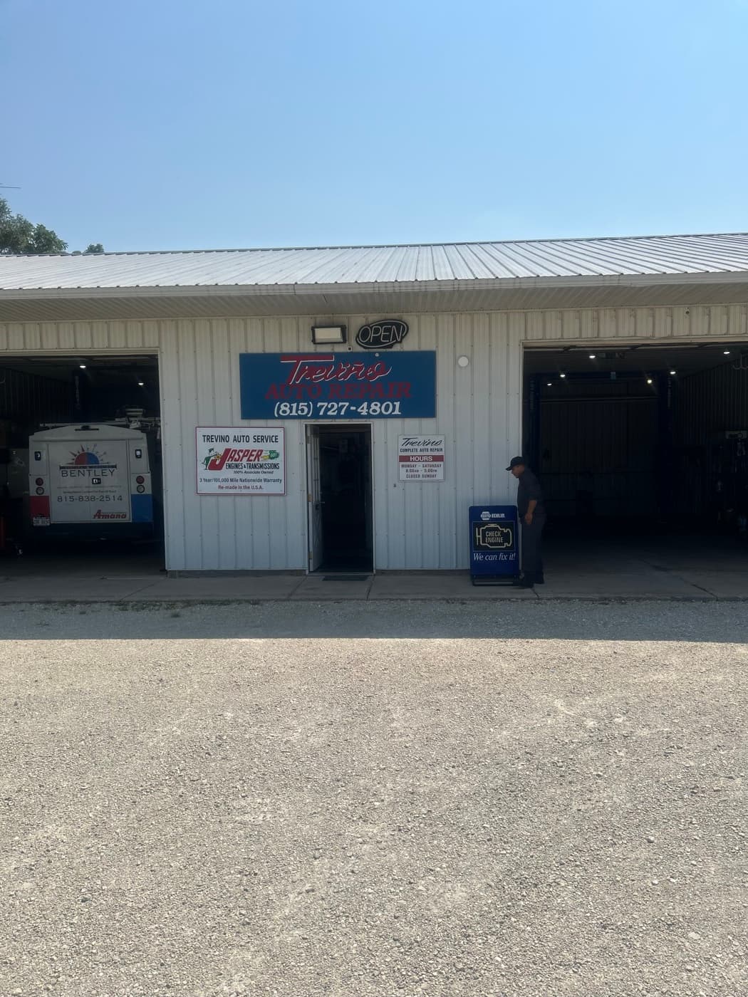 Trevino's Transmission & Auto storefront on South State Street